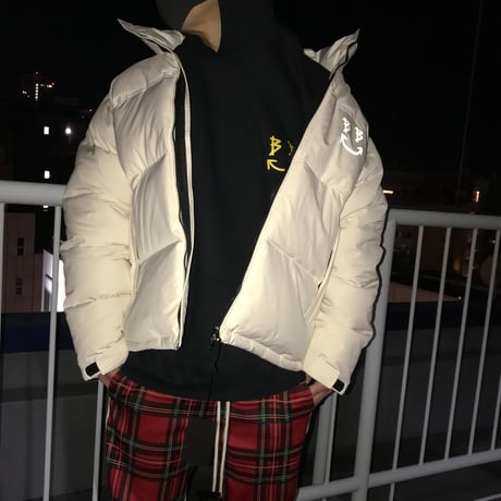 BLACK BLOND/BB SMILE Down Jacket  CREAM