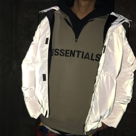 FOG Essentials/HALF ZIP pullover "MOSS"