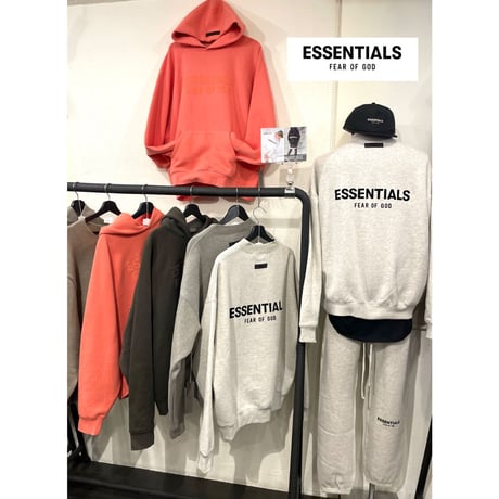 ESSENTIALS by Fear of God /Logo Hoodie   "CORAL PINK"