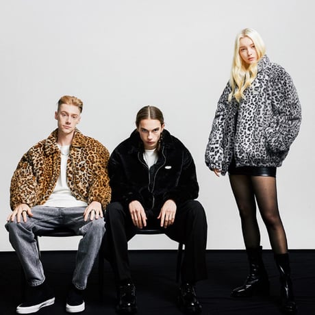 SAINT PAIN/FUR JACAKET  LEOPARD