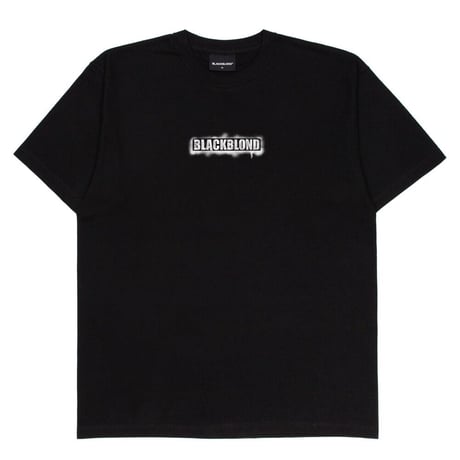 BLACK BLOND/Spray logo  Tee " BLACK"