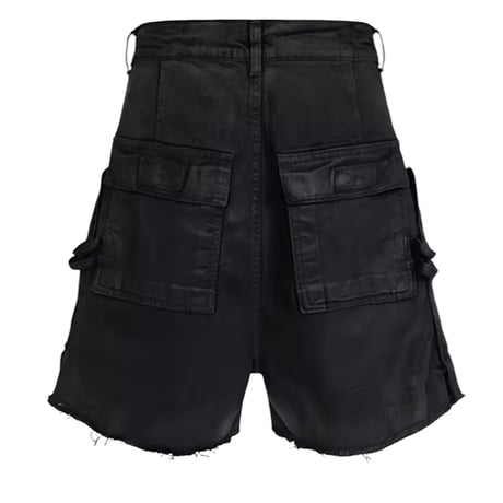 Mismatch NYC/WAX Black Denim Shorts