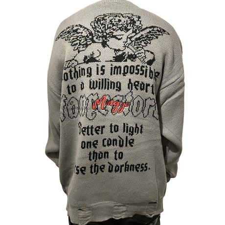 WOSS.official/ANGEL Oversize Long Knit