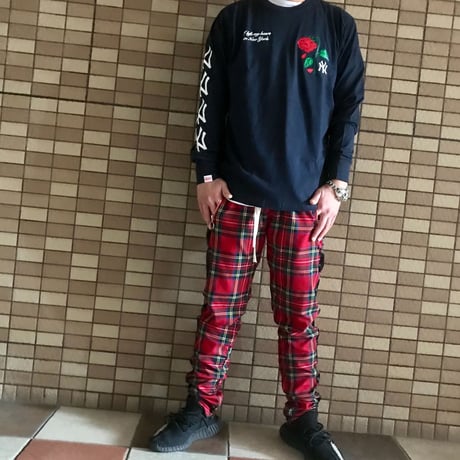 Petals and Peacocks × NY yankees/Long sleeve Tee