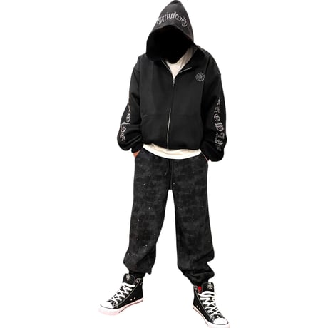 ByTheR/ Suede Short Zip Hoodie