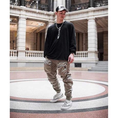 URKOOL/CARGO Pants V5ーGREY