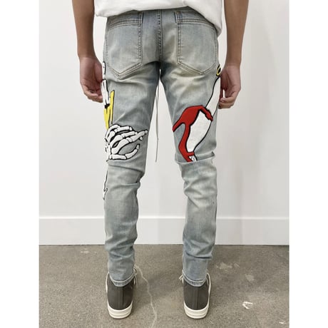 LIFTED UNCHORS/PUFF Print DENIM
