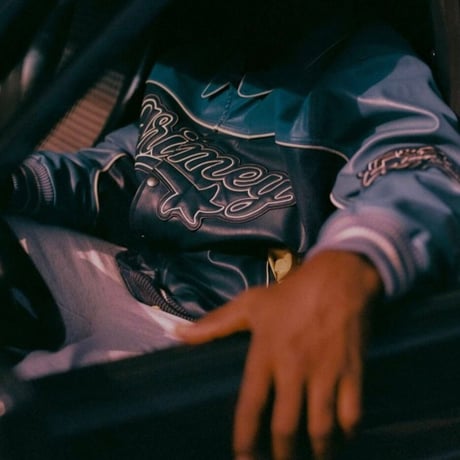 GRMY/MADRID PU LEATHER JACKET "BLUE"