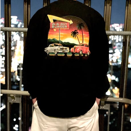 In Out Burger/Vintage Car Long sleeve