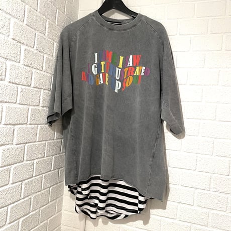 WOSS.official/Oversized vintage Logo Tshirs