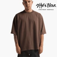 Shaka Wear/ HeavyWeight Boxy Tee "BROWN"