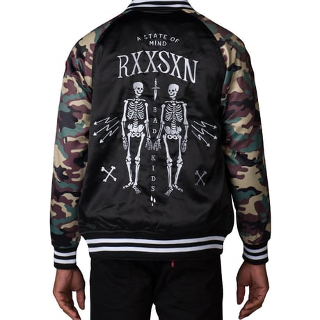 Reason Clothing Newyork/Camo Rose スカジャン