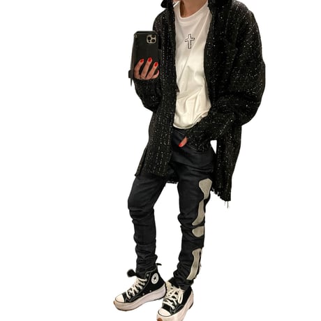 MNML/Skeleton Denim