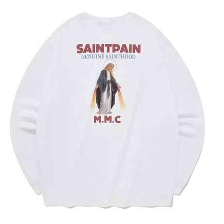 SAINT PAIN/MARY LongSleeve Tee WHITE