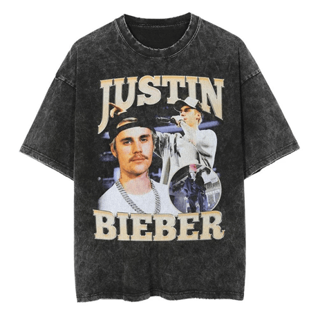 Mismatch NYC/”Justin Bieber ” vintage Tee