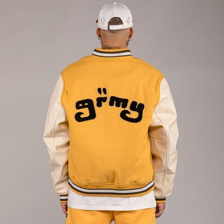 GRMY/WOOL Baseball Jacket "YELLOW"