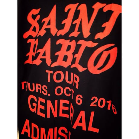 Saint Pablo Tour/official long sleeve