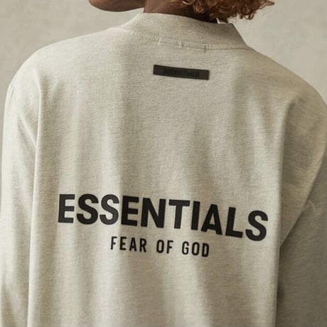 ESSENTIALS  fear of god /Long Sleeve Tshirt  "Oatmeel