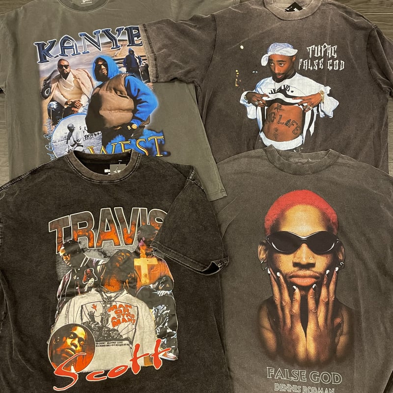 kanye westＴシャツ Kanye West College Dropout Charcoal Unisex Tshirt Reprint S