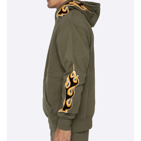 EPTM/FLAME HOODIE ”OLIVE”
