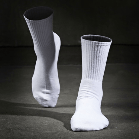 By The R/ Cross Socks "WHITE/BLACK"