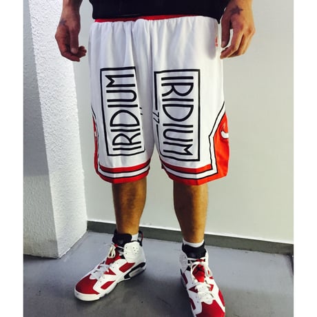 Iridium Clothing/Bulls custom shorts ホワイト