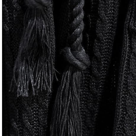 By The R/ Summer Knit Pants SET UP "BLACK"