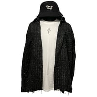 MNML/Tweed flannel Shirts BLACK