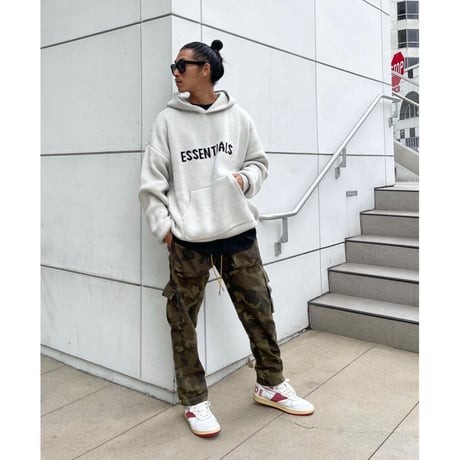 ESSENTIALS  fear of god /Knit Hoodie "Oatmeal"