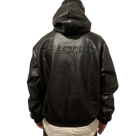 Mismatch NYC/3D Lether  hoodie