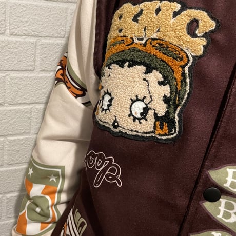 Reason Clothing Newyork /Betty Boop Stadium Jacket