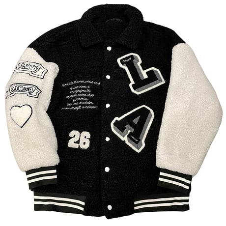 WOSS.official/BOA Varcity JACKET  BLACK