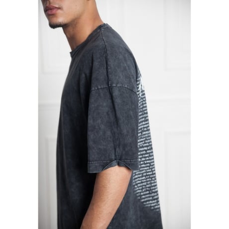 Sixth June/Oversized Tee ウォッシュブラック