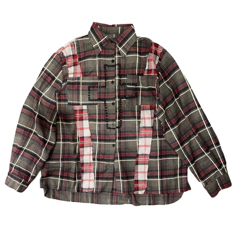 Mismatch NYC/Perl Cross Shirts "GRAY"