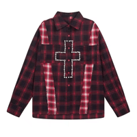 Mismatch NYC/Perl Cross Shirts "RED"