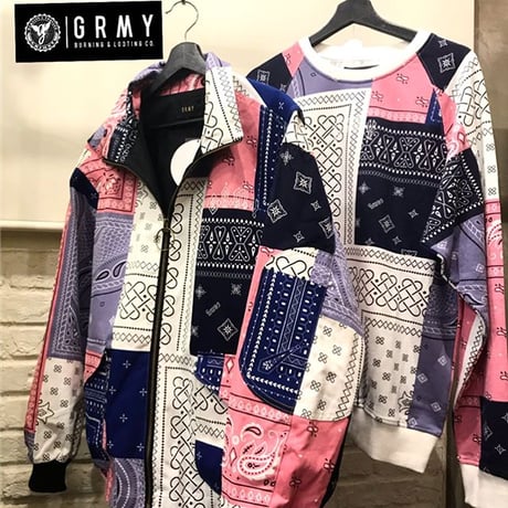 GRMY/BANDANA ALL OVER print Jacket