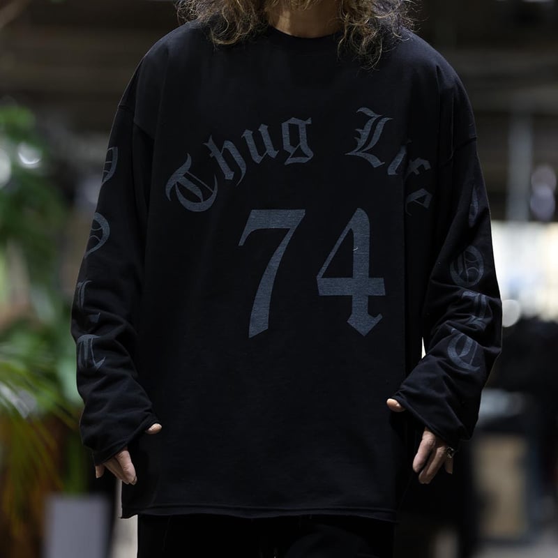 黒L palace TRI-BONE longsleeve black ロンT blhlc Oval Logo V-Neck