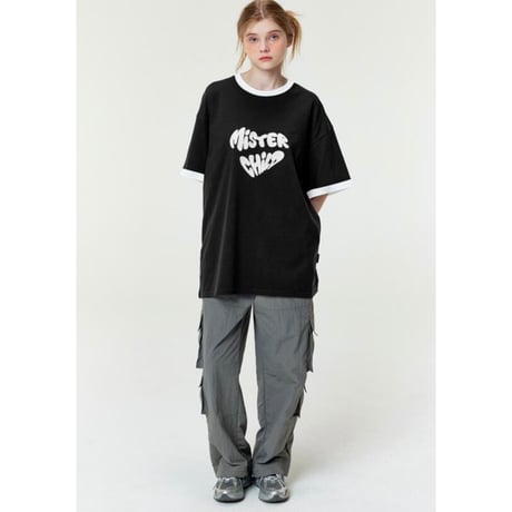 MISTERCHILD/ Heart Beat Tshirts "BLACK"