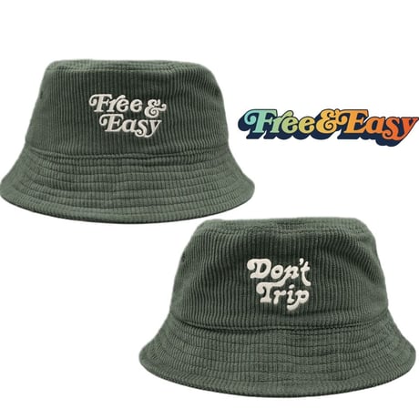 FREE&EASY/Corduroy Bucket Hat KHAKI