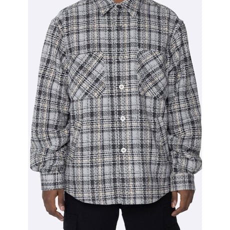 EPTM/Tweed Heavy Flannel shirt "BLACK"