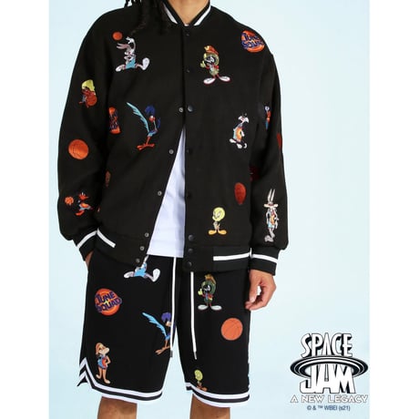 SPACE JAM/official Baseball jacket