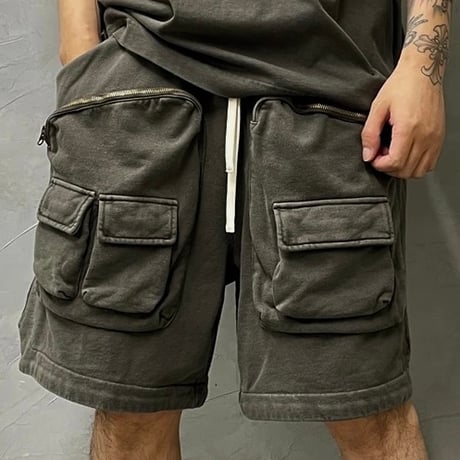 Mismatch NYC/Pocket Cargo Shorts "Washed Brown"