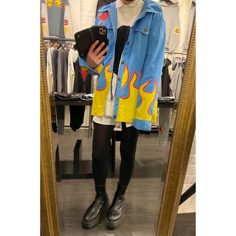 Underlated/Flame blue Shirts Jacket