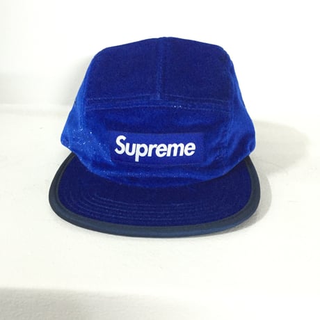 SUPREME/CAMP CAP ブルー