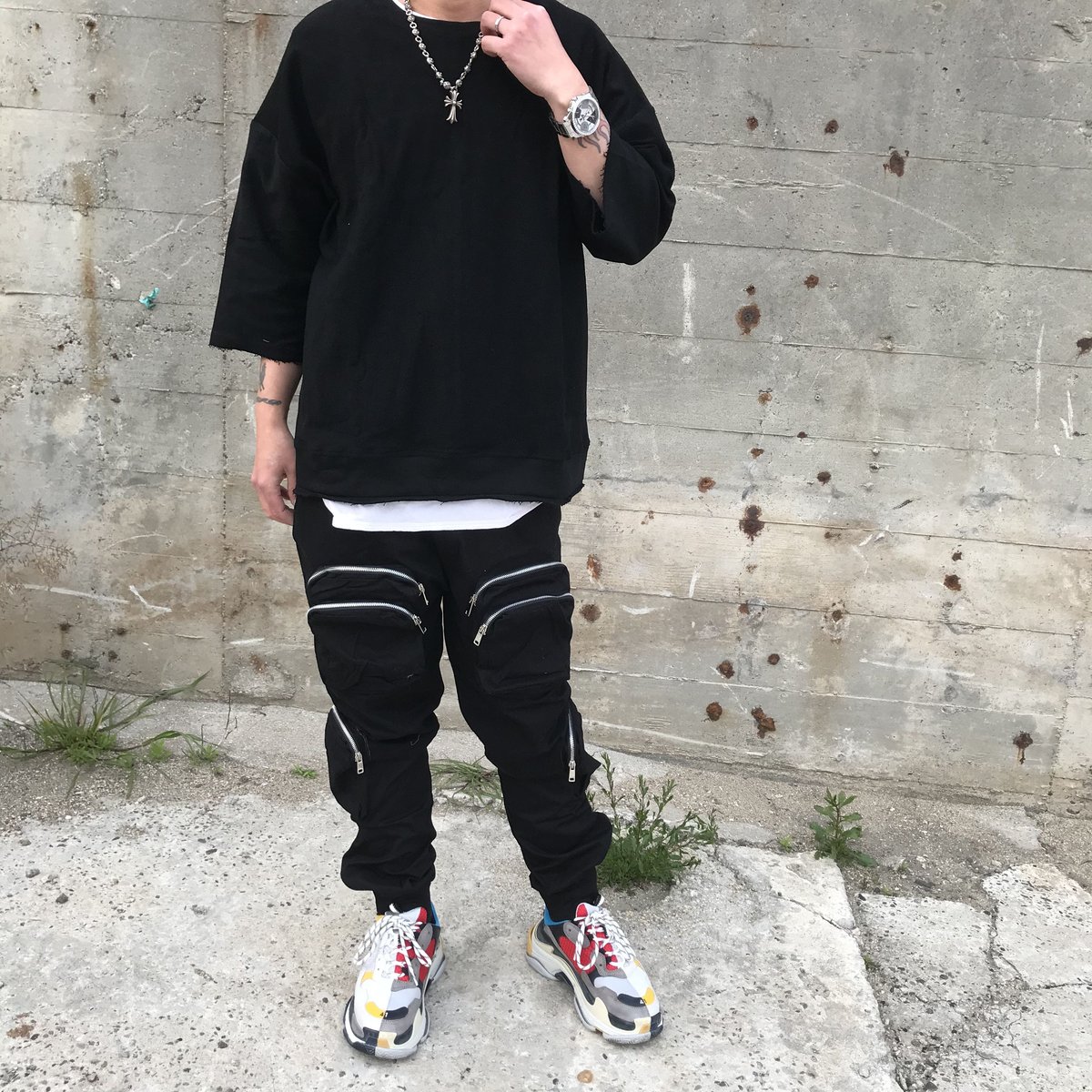 *URKOOL*カーゴショーツパンツ* URKOOL/CARGO Pants V5ーBLACK | BINGOSTAR ・ ビンゴスター