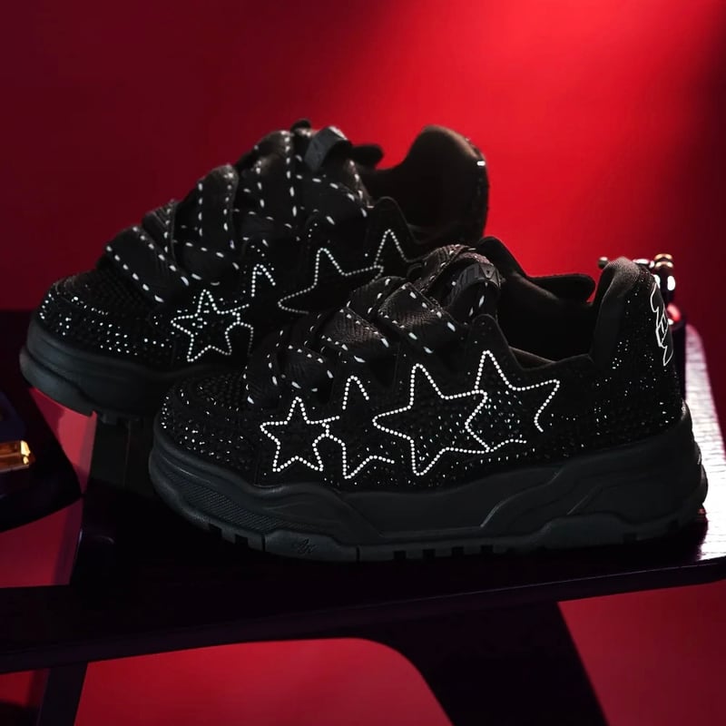 Kaalixto/Big Star Rhinestone Sneaker BLACK | B