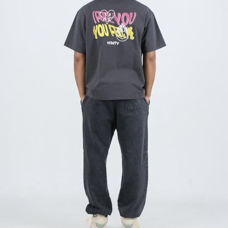 FNTY/  I FEEL YOU TSHIRTS "VINTAGE  BLACK"