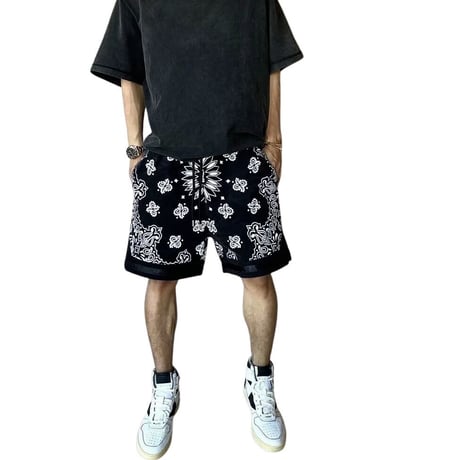 Mismatch NYC/BANDANA Canvas Shorts