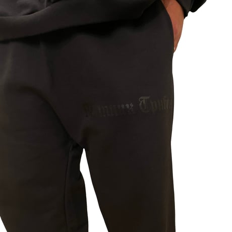 YEEZY × Gosha Rubchinskiy  / Logo Sweat Pants (SET UP) "BLACK"
