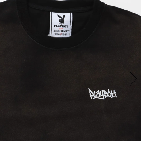 Playboy/Washed Tshirts "BLACK"
